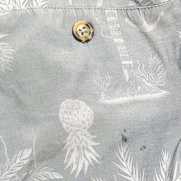 Hurley Medium Asylum Volley 17 Shorts Gray Pineapple Palm Tree Casual Wear - Picture 11 of 14